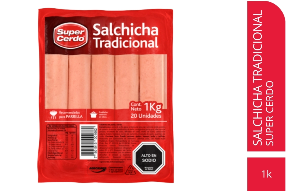 Salchicha Tradicional Super Cerdo