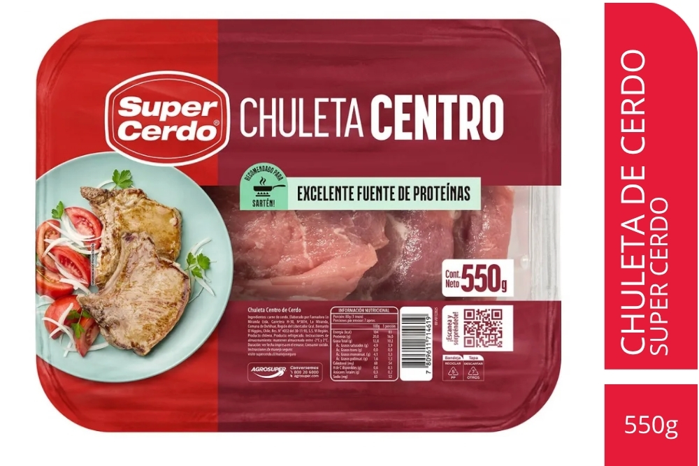 Chuleta Centro Super Cerdo